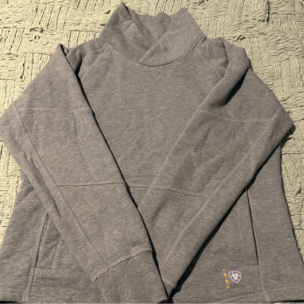 Ariat Heather Gray Rebar Hoodie